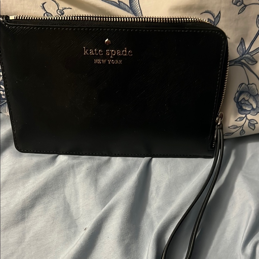 Kate Spade Black Wristlet